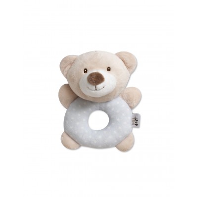 Sonajereo peluche osito azul de Interbaby