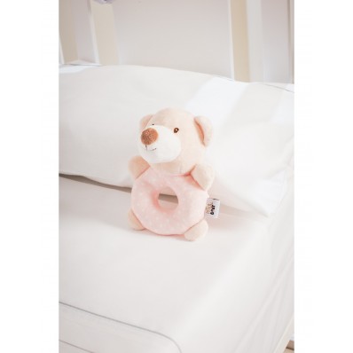 Sonajero peluche osito rosa de Interbaby