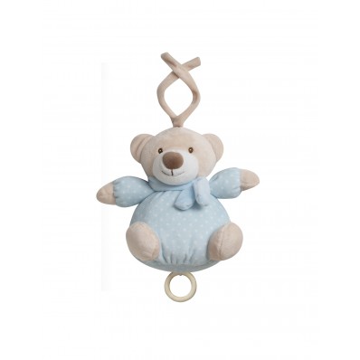 Peluche musical osito celeste de Interbaby