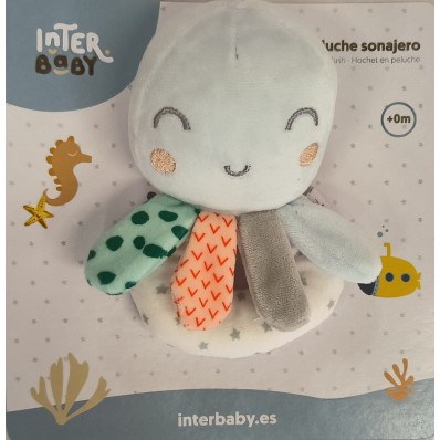 Sonajero peluche pulpito de Interbaby