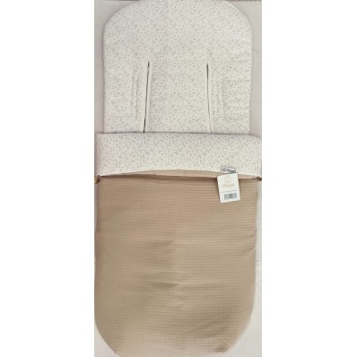 Saco silla ramitas corazones beige de D'Peques