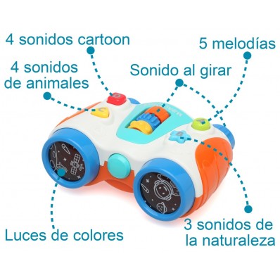 Prismáticos infantiles de Kiokids