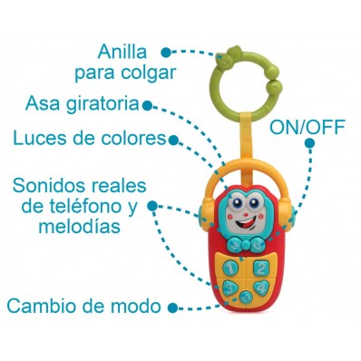 Teléfono infantil de Kiokids