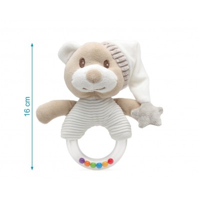 Peluche sonajero osito de Kiokids