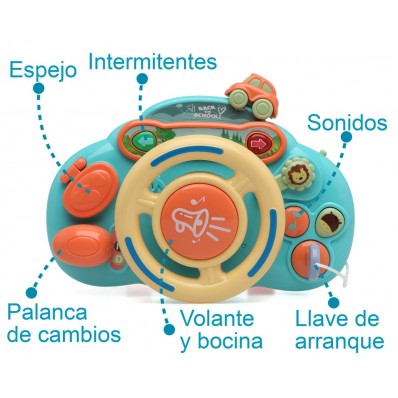 Volante musical con sonidos de Kiokids