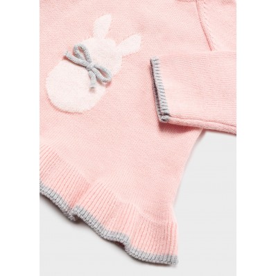 Conjunto polaina de tricot talla 0-1 color Rosa Baby de Mayoral