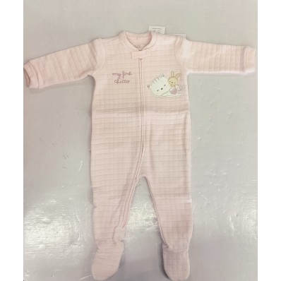 Pijama apertura delante  rosa Chicco talla 12 meses